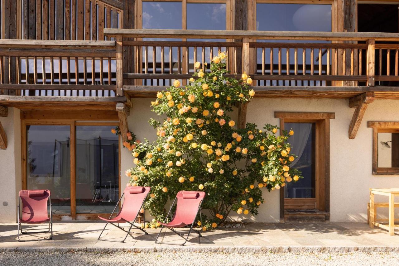 Ferienwohnung Ferme de Faustine 1 - piscine Saint-Gervais-les-Bains Exterior foto