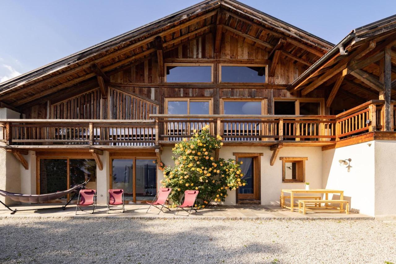 Ferienwohnung Ferme de Faustine 1 - piscine Saint-Gervais-les-Bains Exterior foto