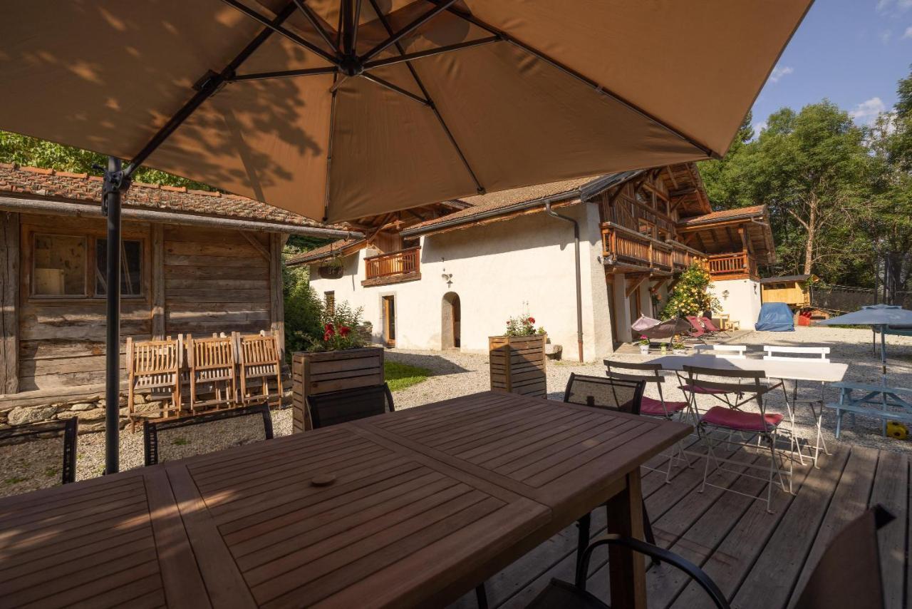 Ferienwohnung Ferme de Faustine 1 - piscine Saint-Gervais-les-Bains Exterior foto